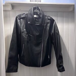MNG Faux Leather Jacket